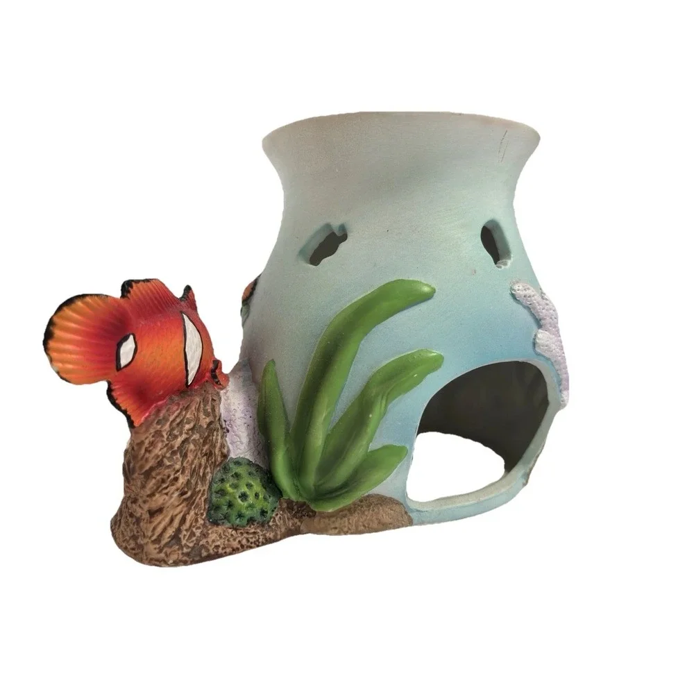 Rare‎ Vintage Finding Nemo Style Clown Fish Wax Tealight Melt Warmer